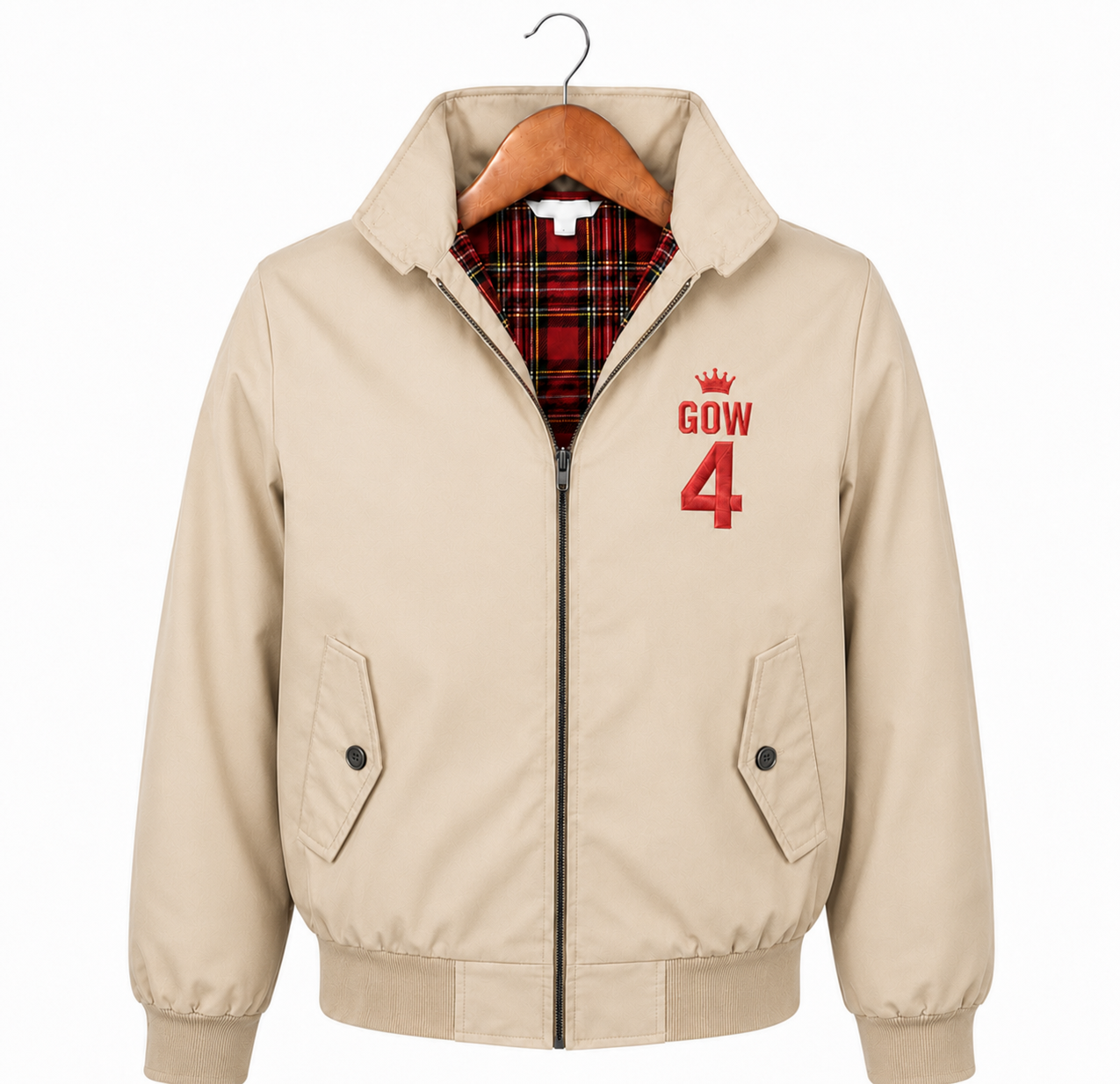 Gow 4 Embroidered Classic Harrington Jacket