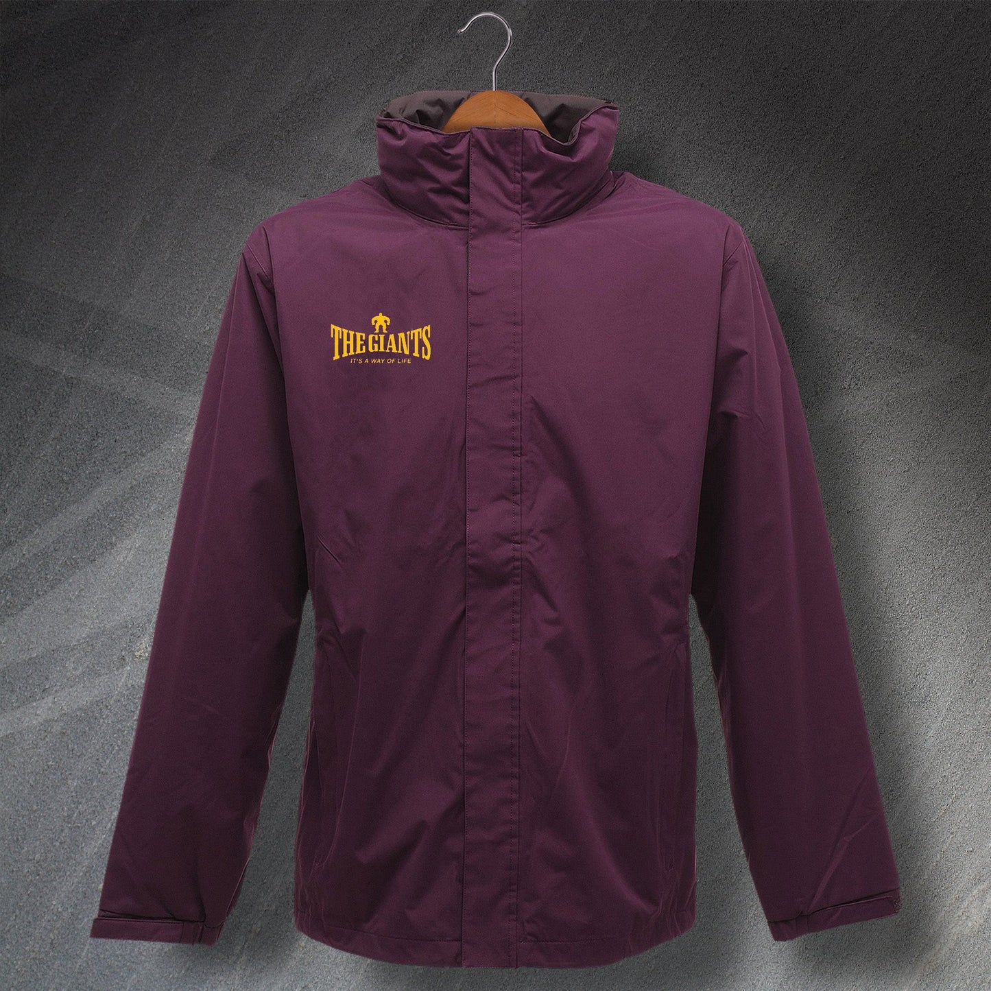 The Giants It's a Way of Life Embroidered Waterproof Jacket