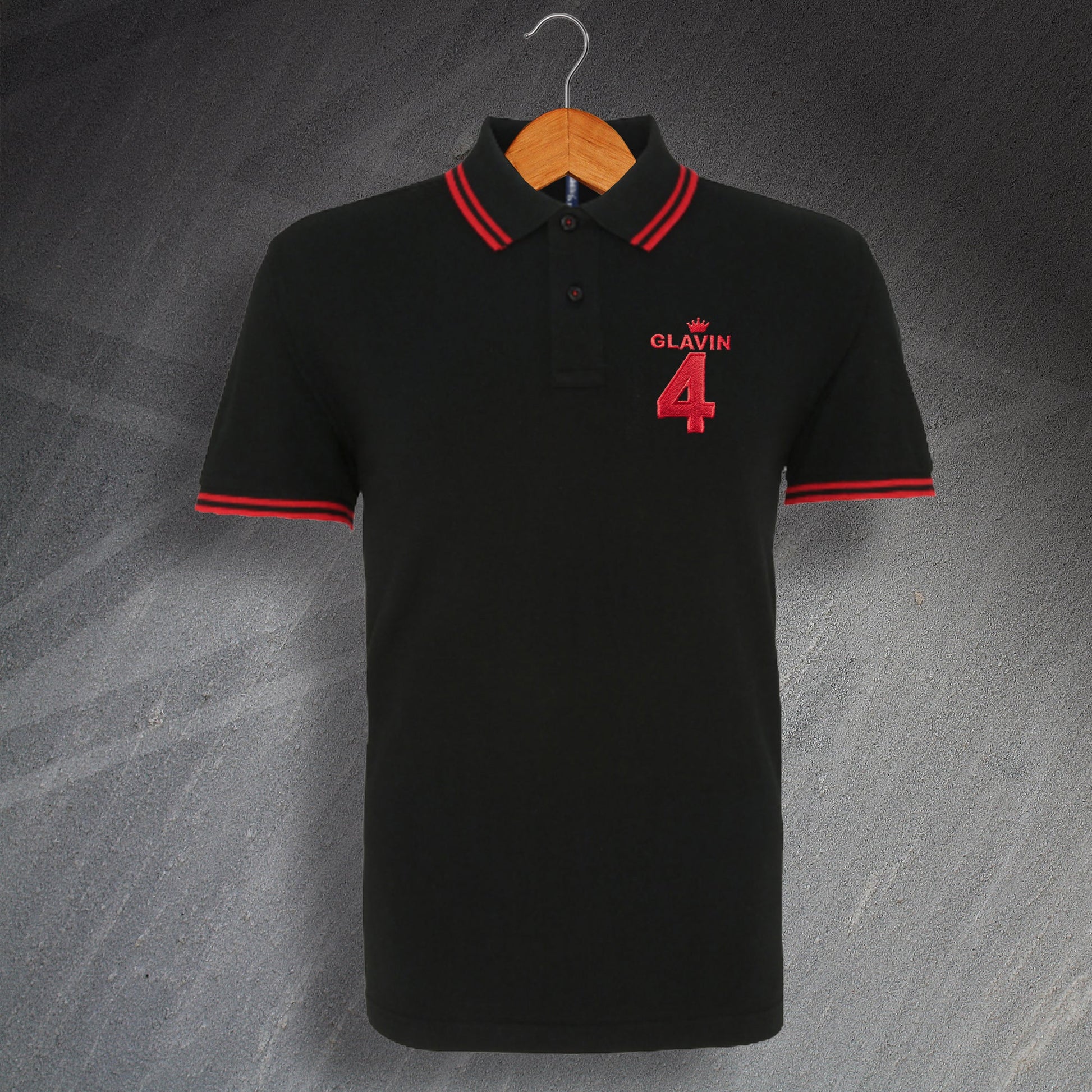 Ronnie Glavin Embroidered Polo Shirt