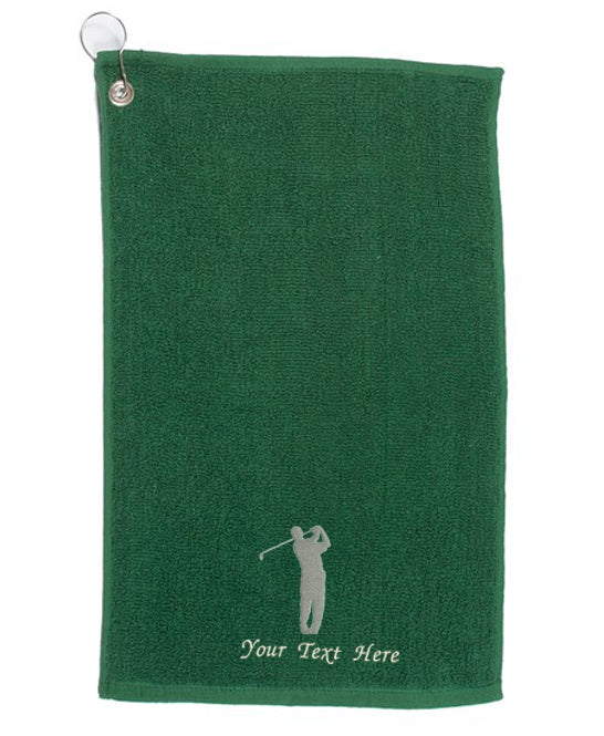 Personalised Embroidered Golf Towel