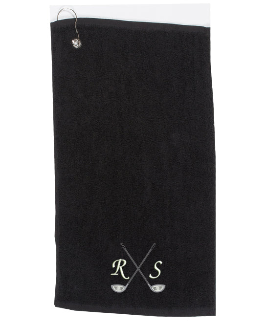 Personalised Embroidered Golf Towel