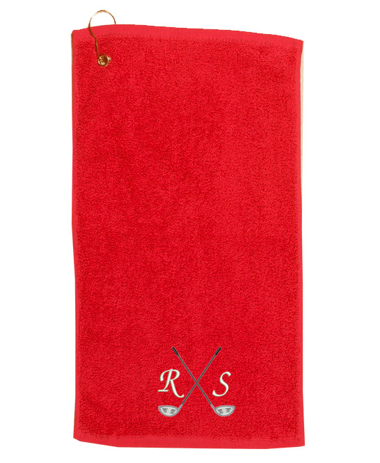 Personalised Embroidered Golf Towel