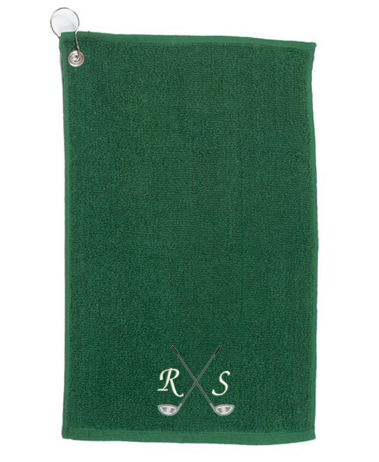 Personalised Embroidered Golf Towel