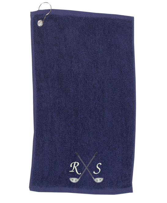 Personalised Embroidered Golf Towel