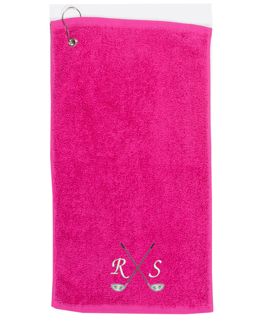 Personalised Embroidered Golf Towel