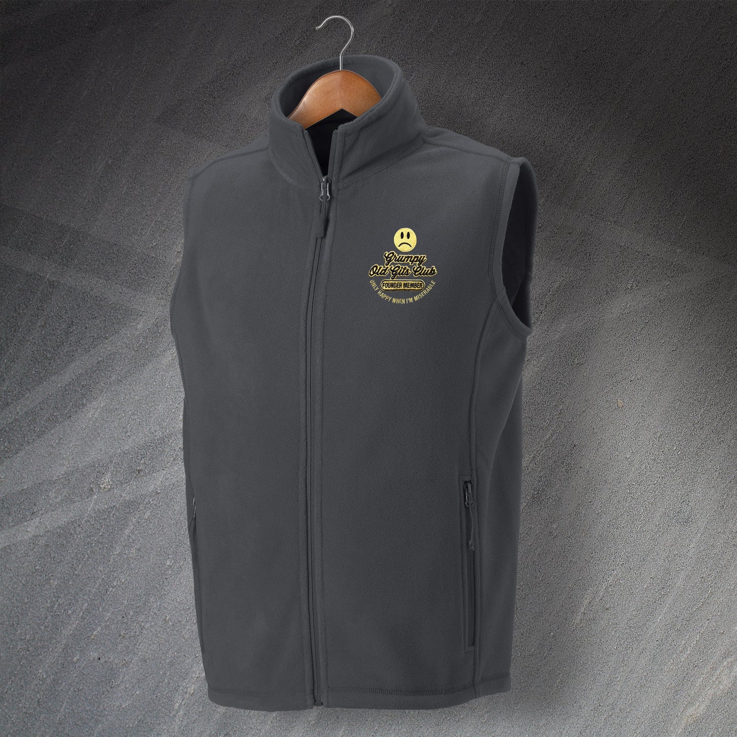 Grumpy Old Git Fleece Gilet