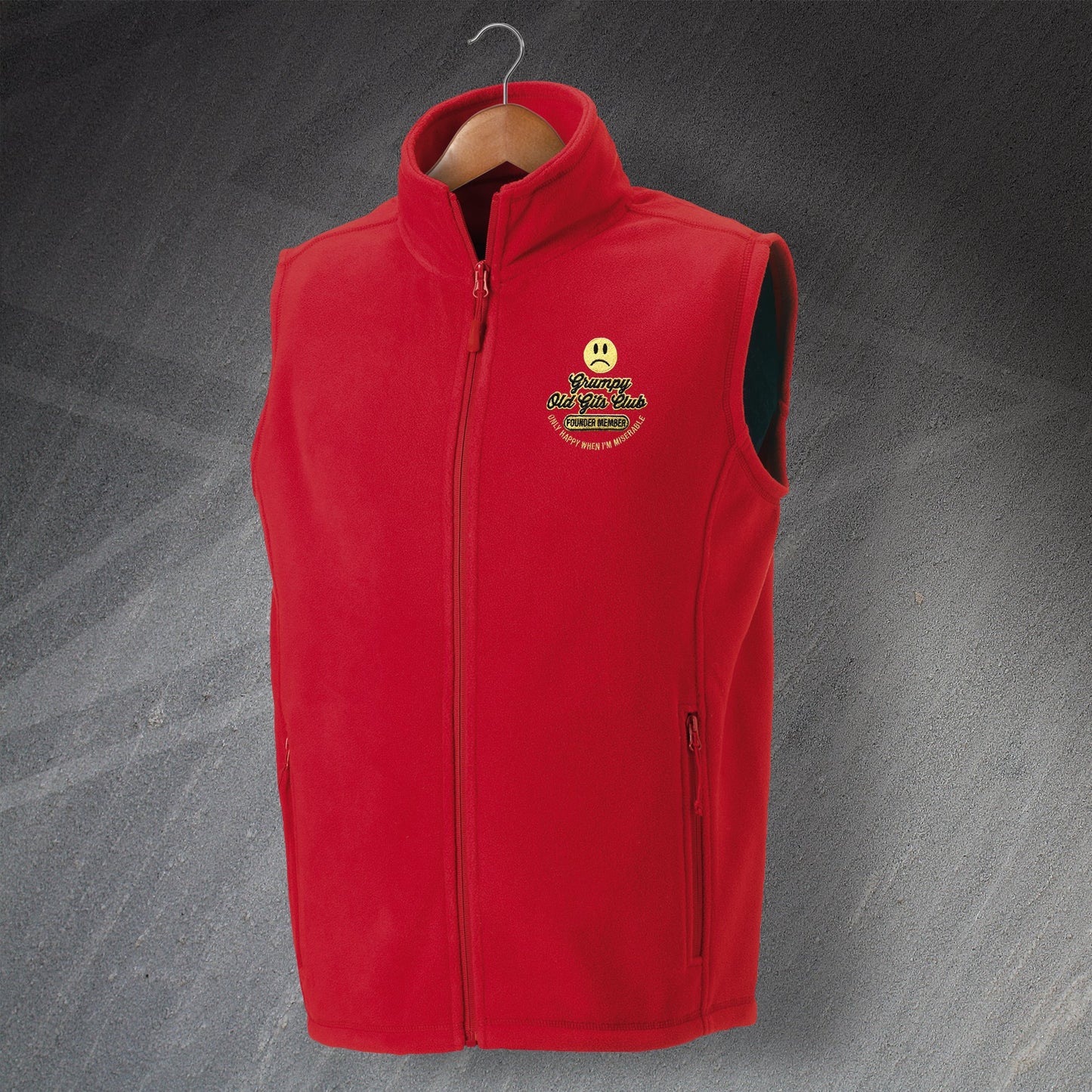 Grumpy Old Git Fleece Gilet