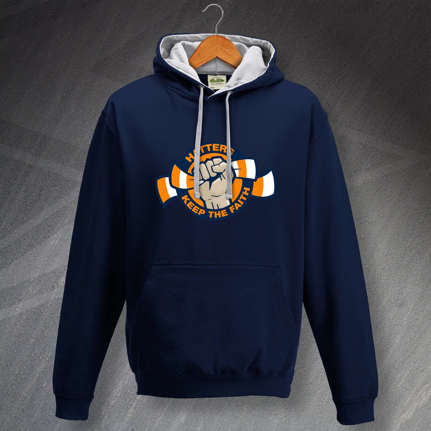 Hatters Keep The Faith Contrast Hoodie