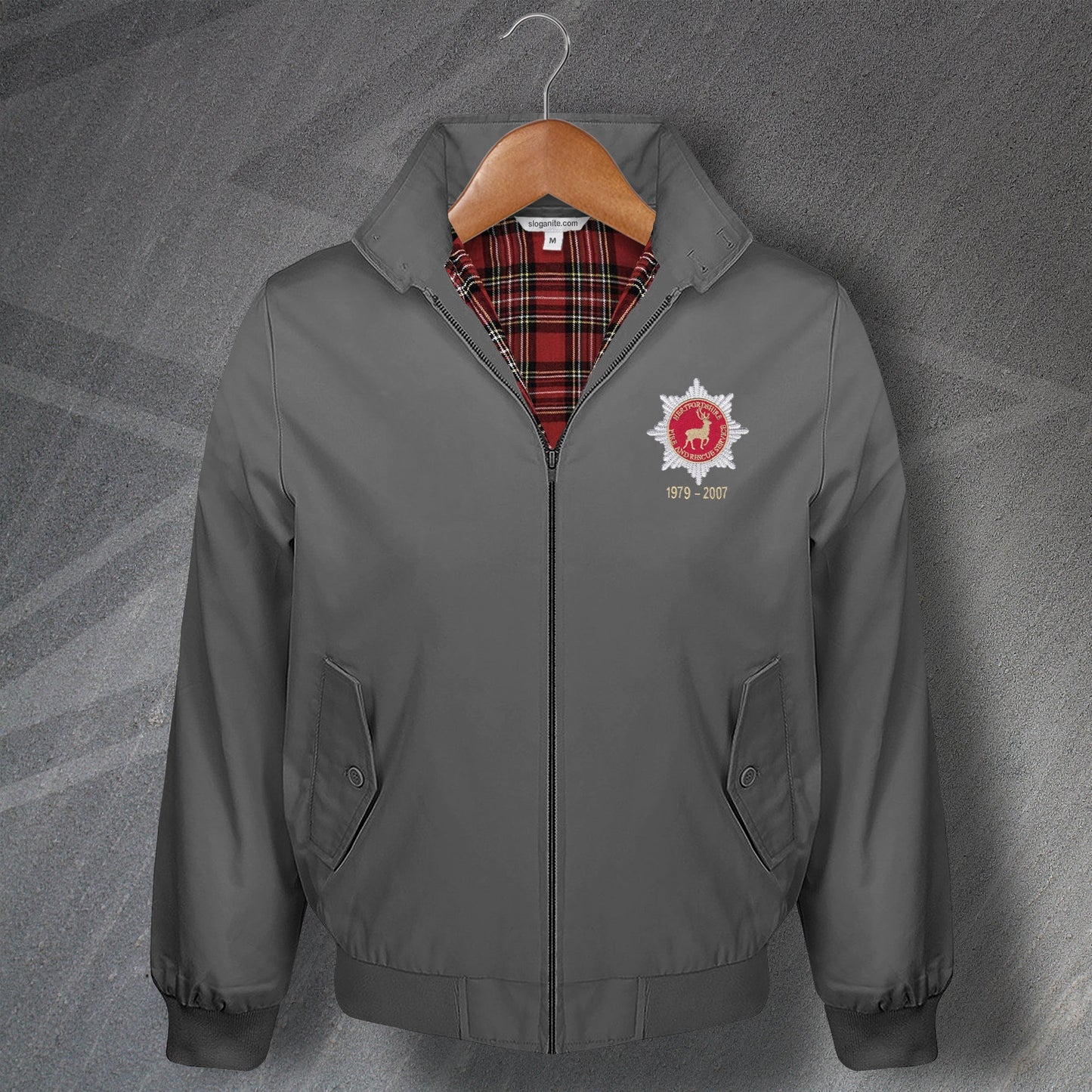 Hertfordshire Fire and Rescue Service Personalised Harrington Jacket
