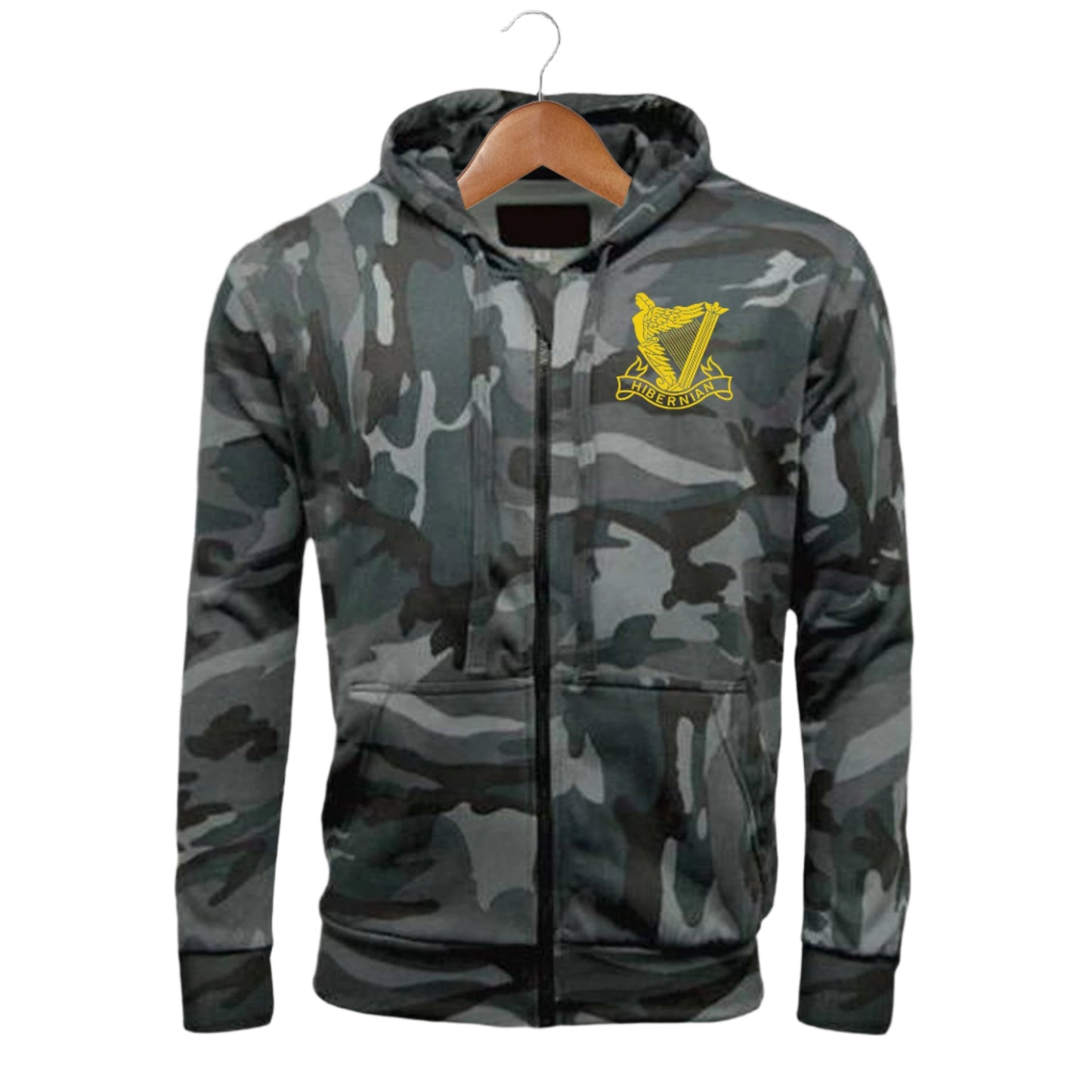 Hibernian FC Camo Hoodie
