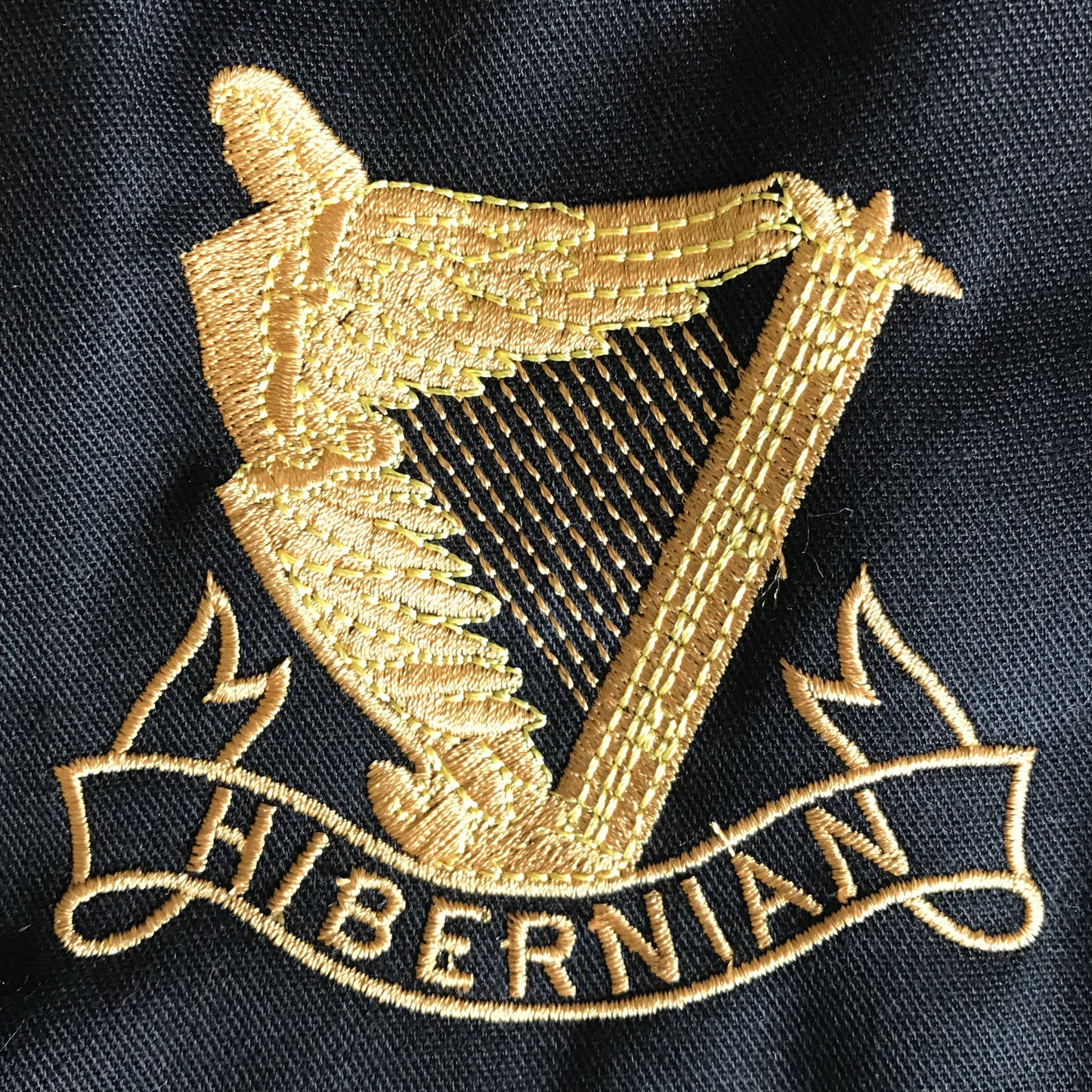 Retro Hibs 1900s Embroidered Badge