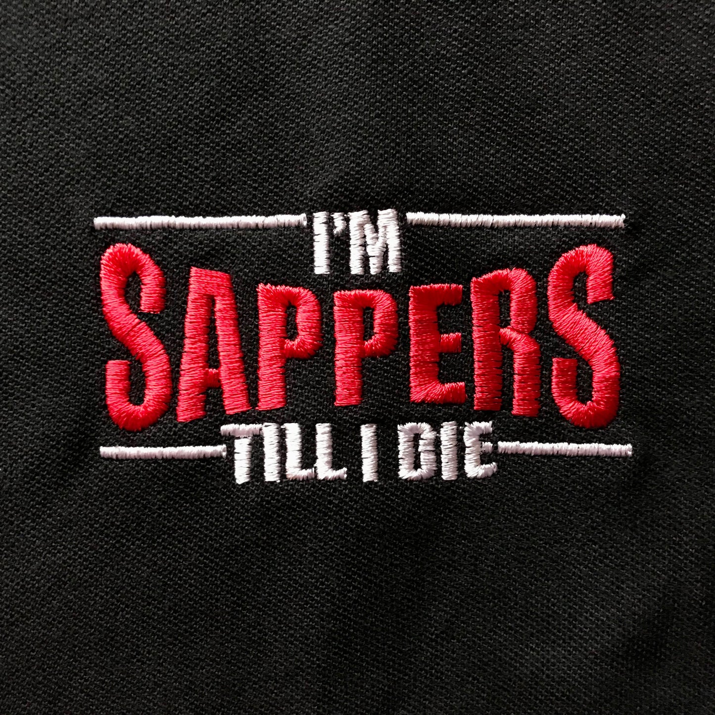 Sappers Embroidered Badge