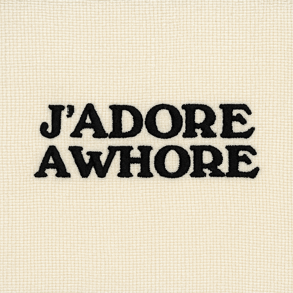 J'Adore A Whore T Shirt