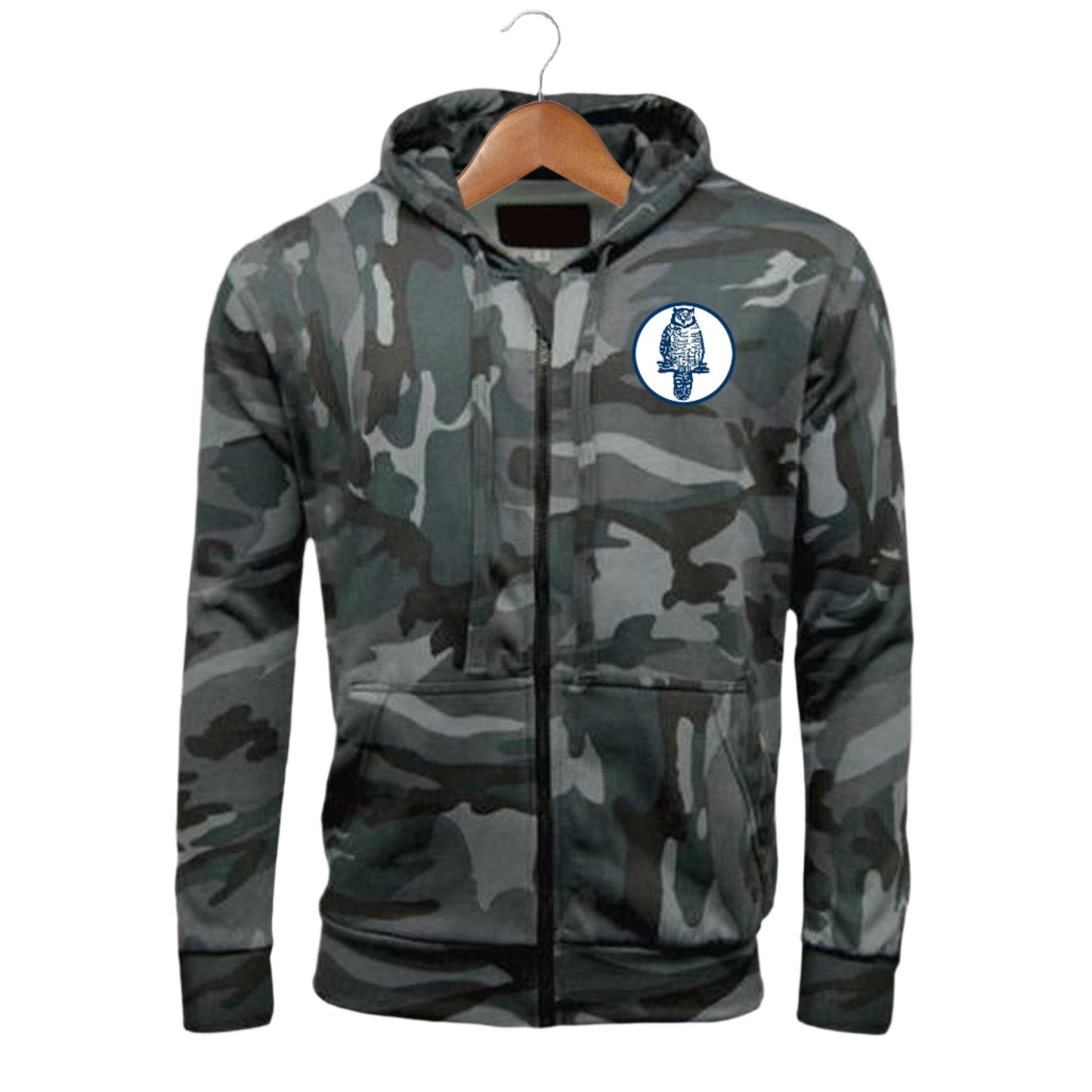 Retro Leeds Camo Hoodie