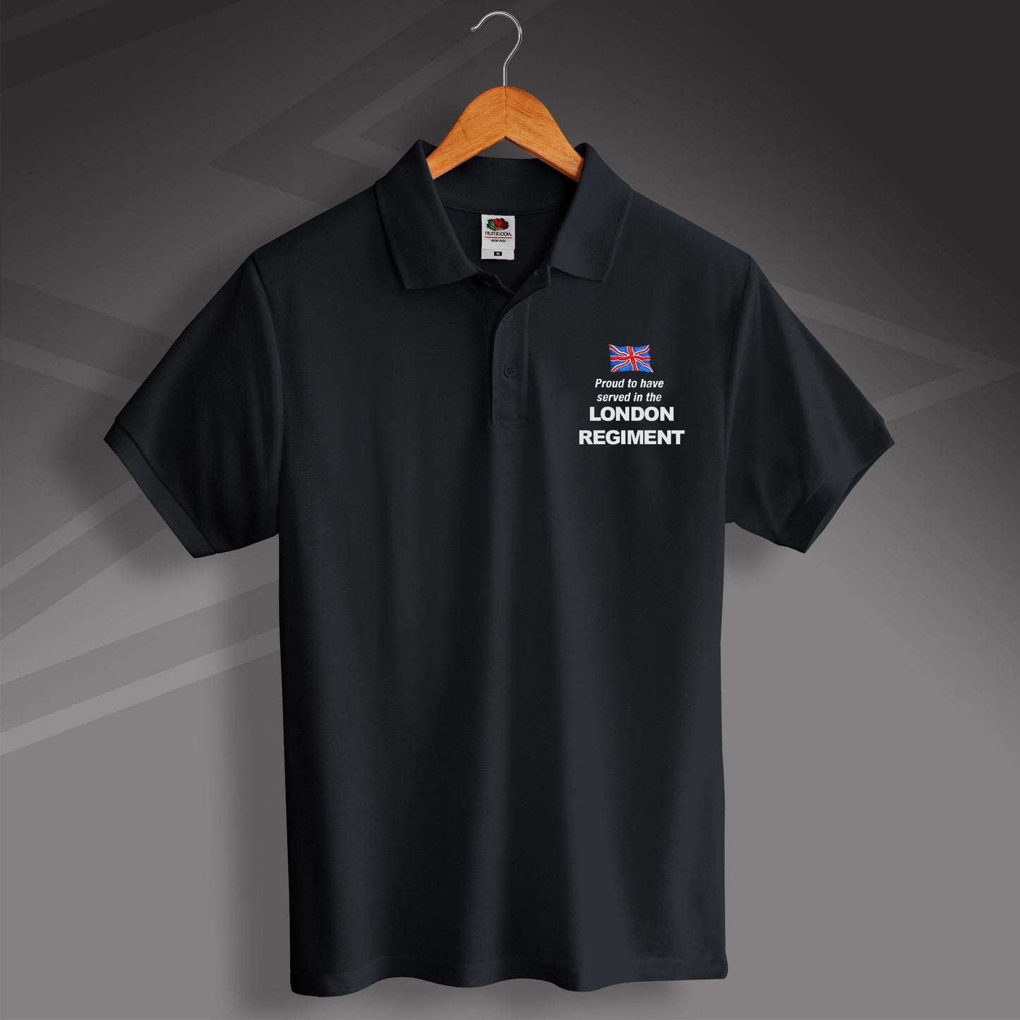 London Regiment Embroidered Polo Shirt