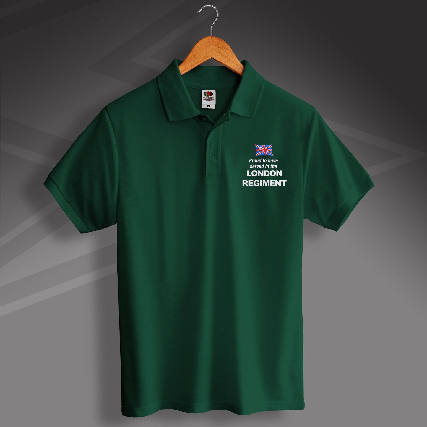 London Regiment Embroidered Polo Shirt