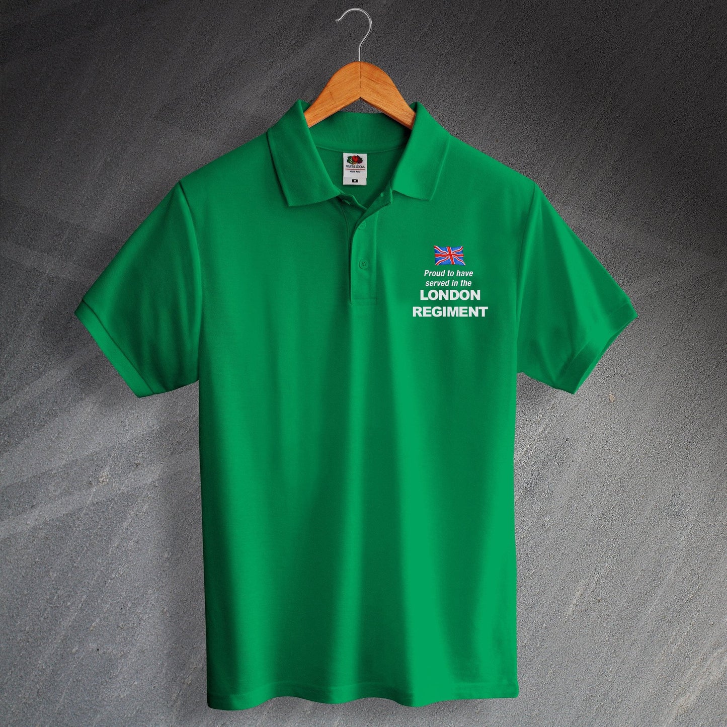 London Regiment Embroidered Polo Shirt