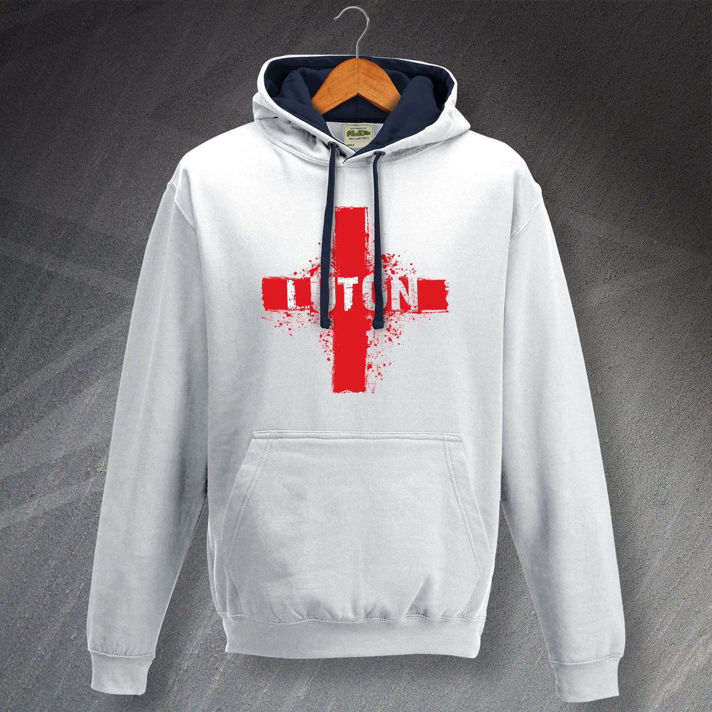 Luton Football Flag Hooded Tops