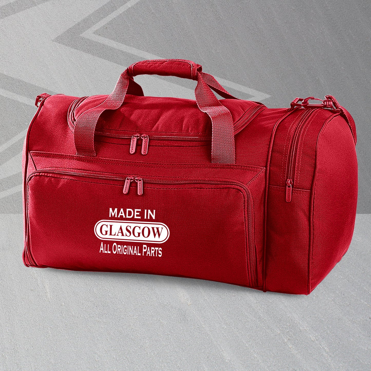 Made In Glasgow All Original Parts Embroidered Universal Holdall