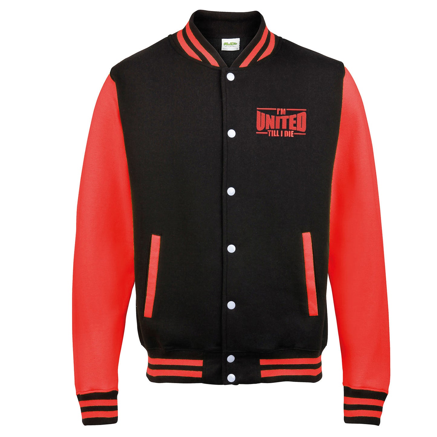 Manchester United Baseball Jacket Mens