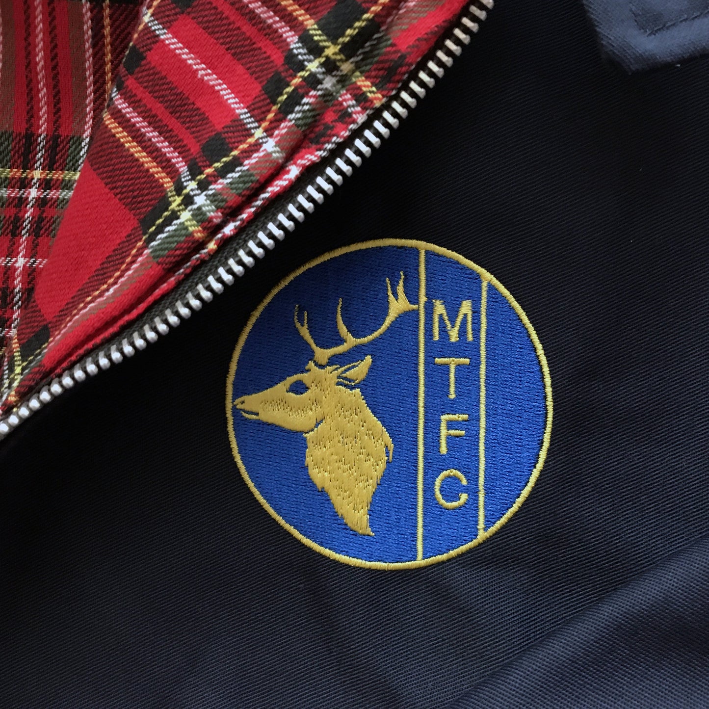 Retro Mansfield 1984 Embroidered Classic Harrington Jacket
