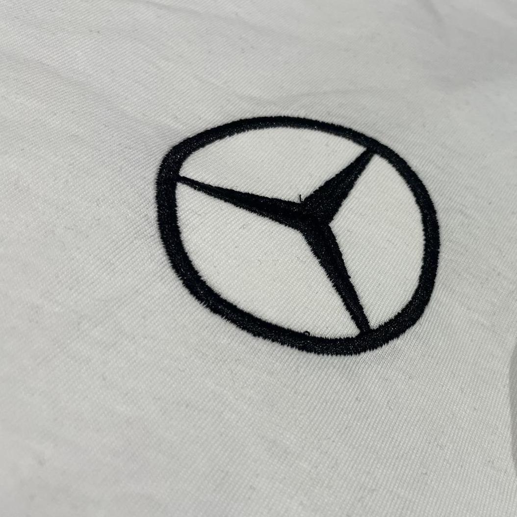 Mercedes Embroidered Classic T-Shirt - White Large