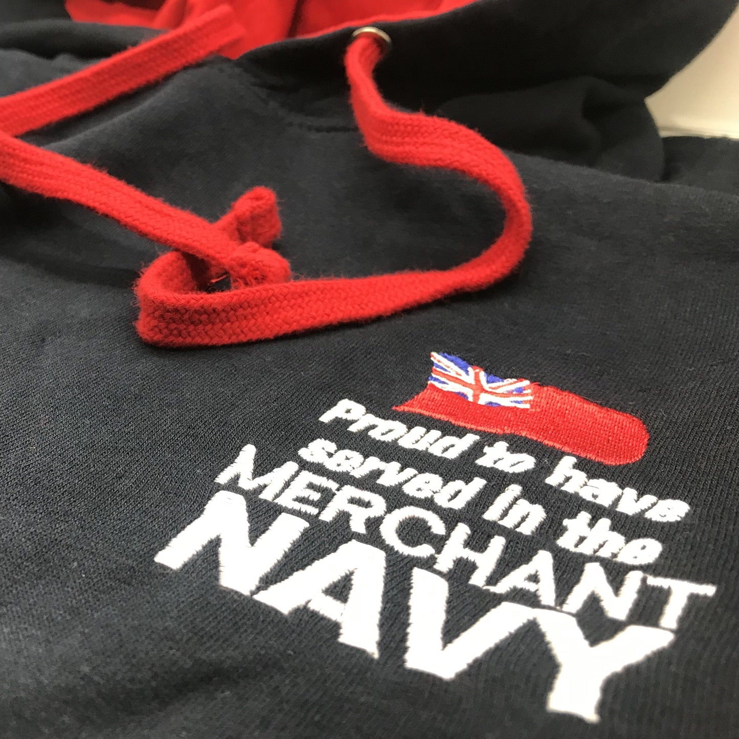 Merchant Navy Contrast Hoodie