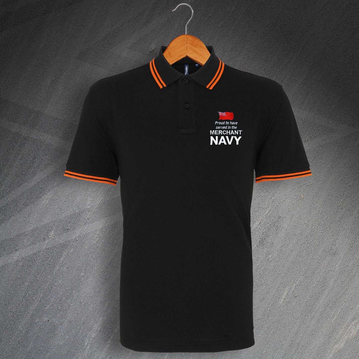Merchant Navy Embroidered Polo Shirt