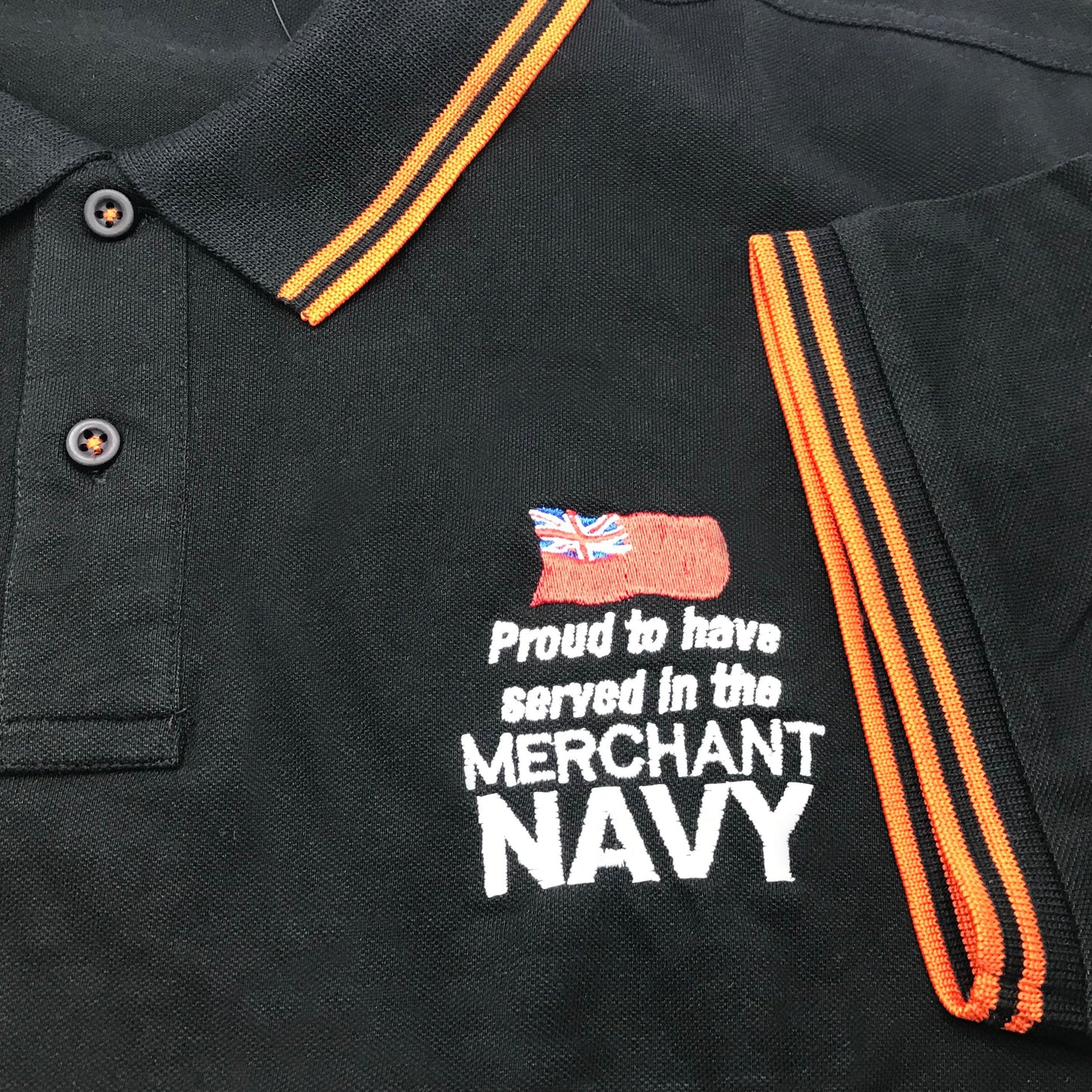 Merchant Navy Embroidered Polo Shirt
