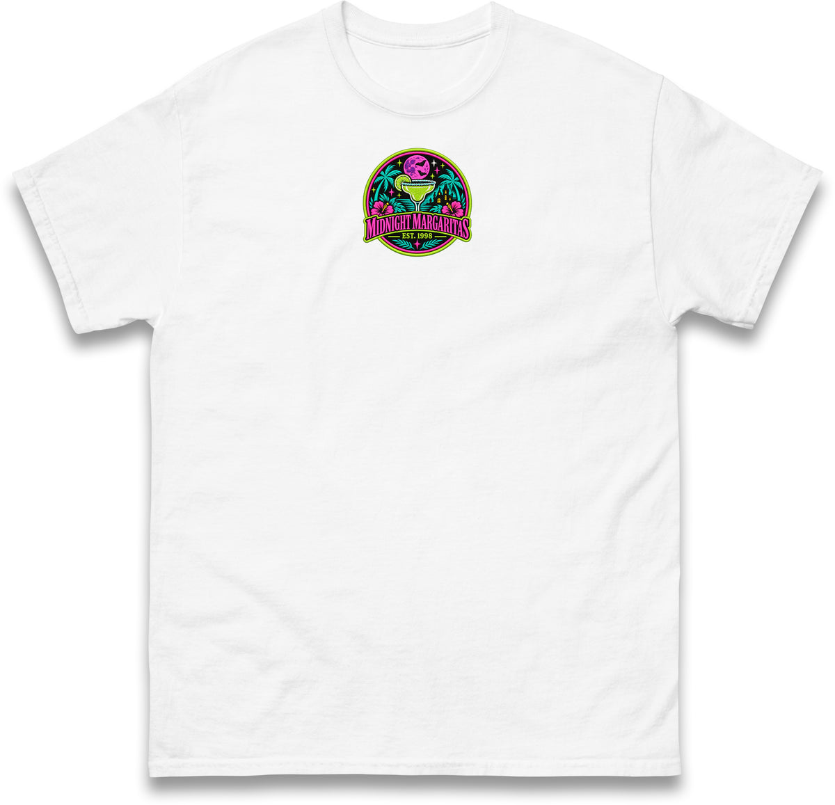 Midnight Margaritas est. 1998 Embroidered Classic T Shirt