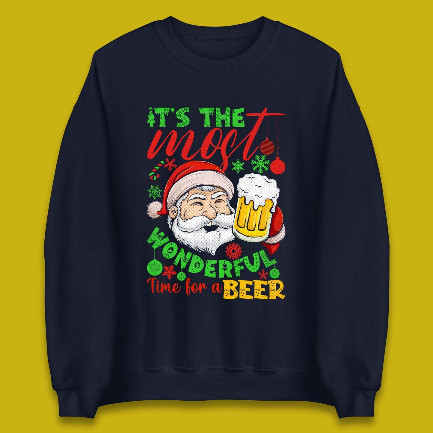 It's The Most Wonderful Time for a Beer Christmas Jumper