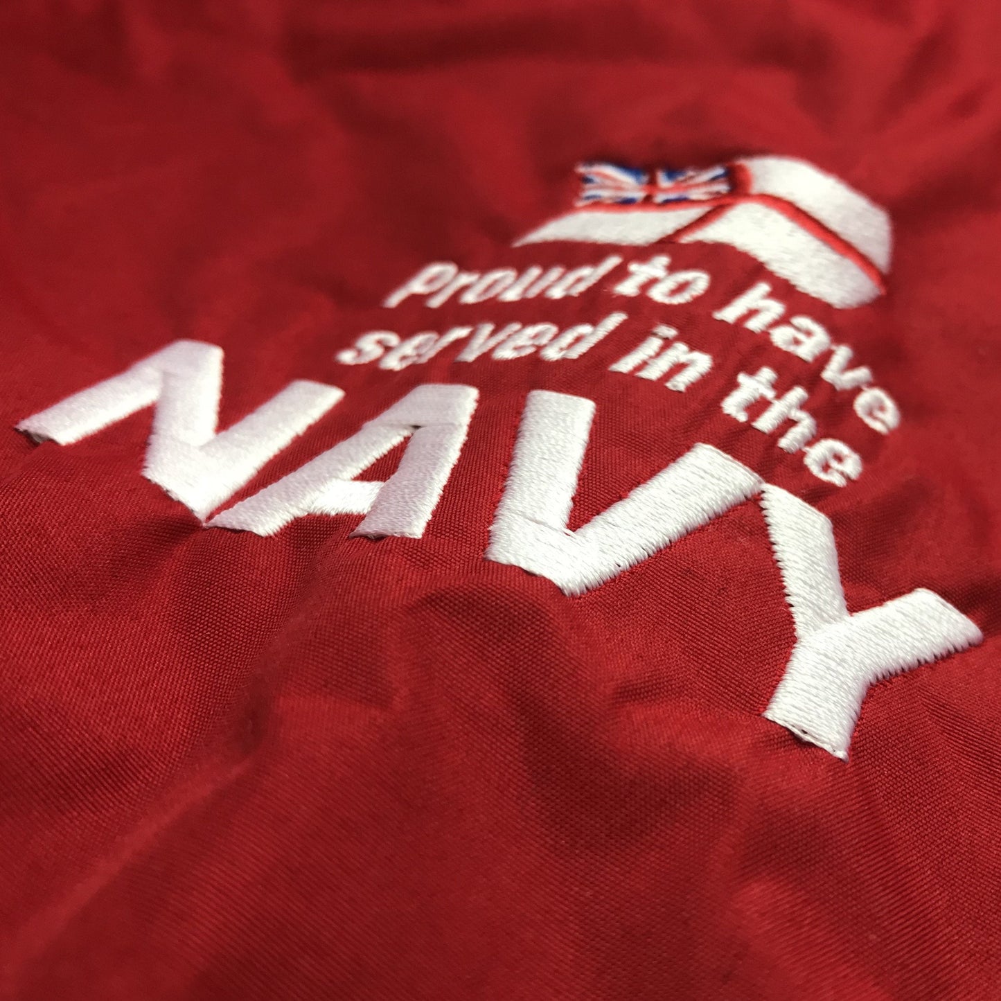Navy Embroidered Badge