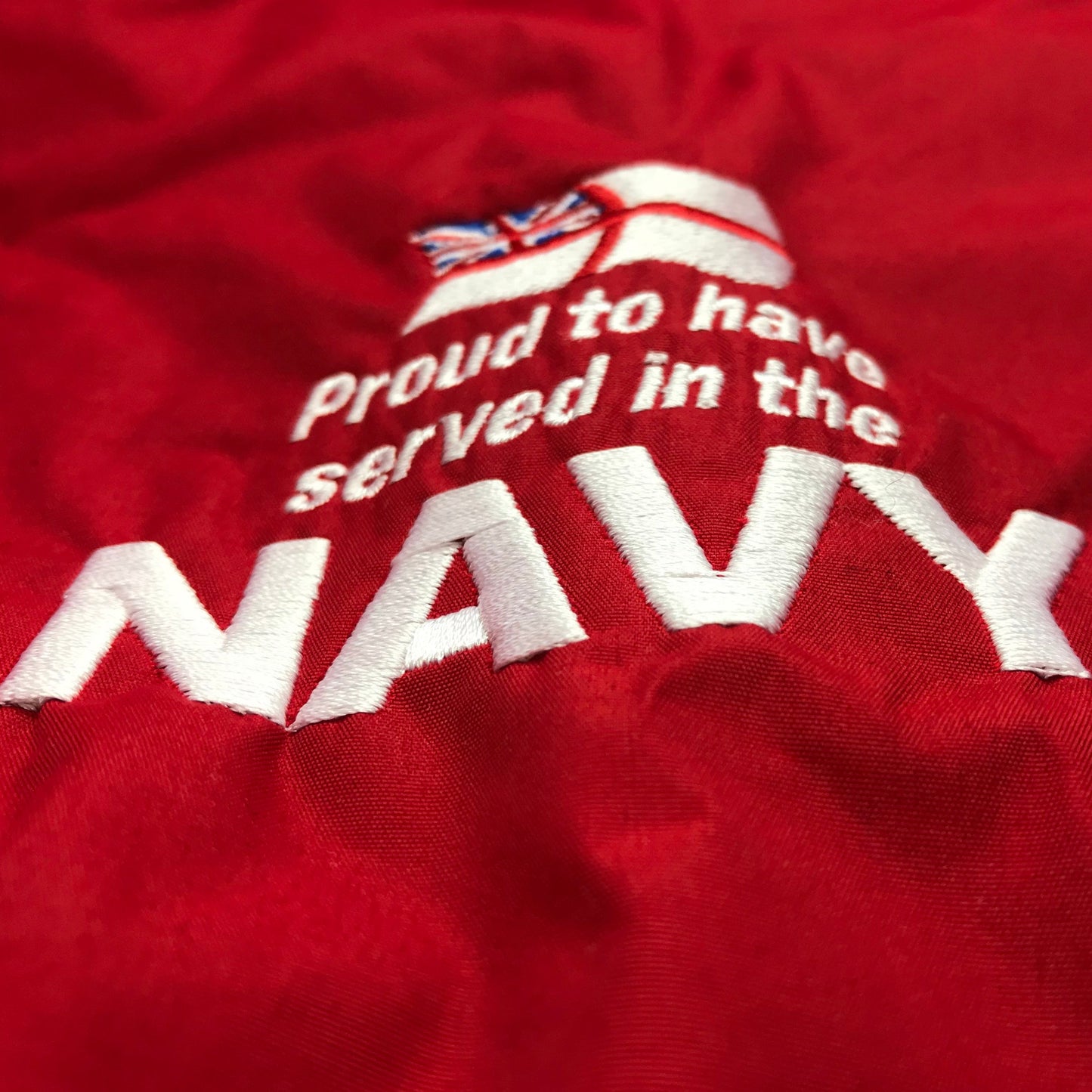 Navy Embroidered Badge