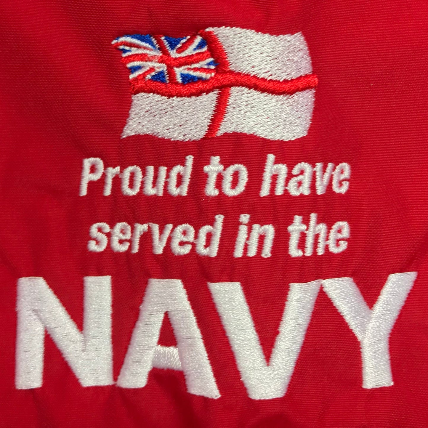 Navy Embroidered Badge