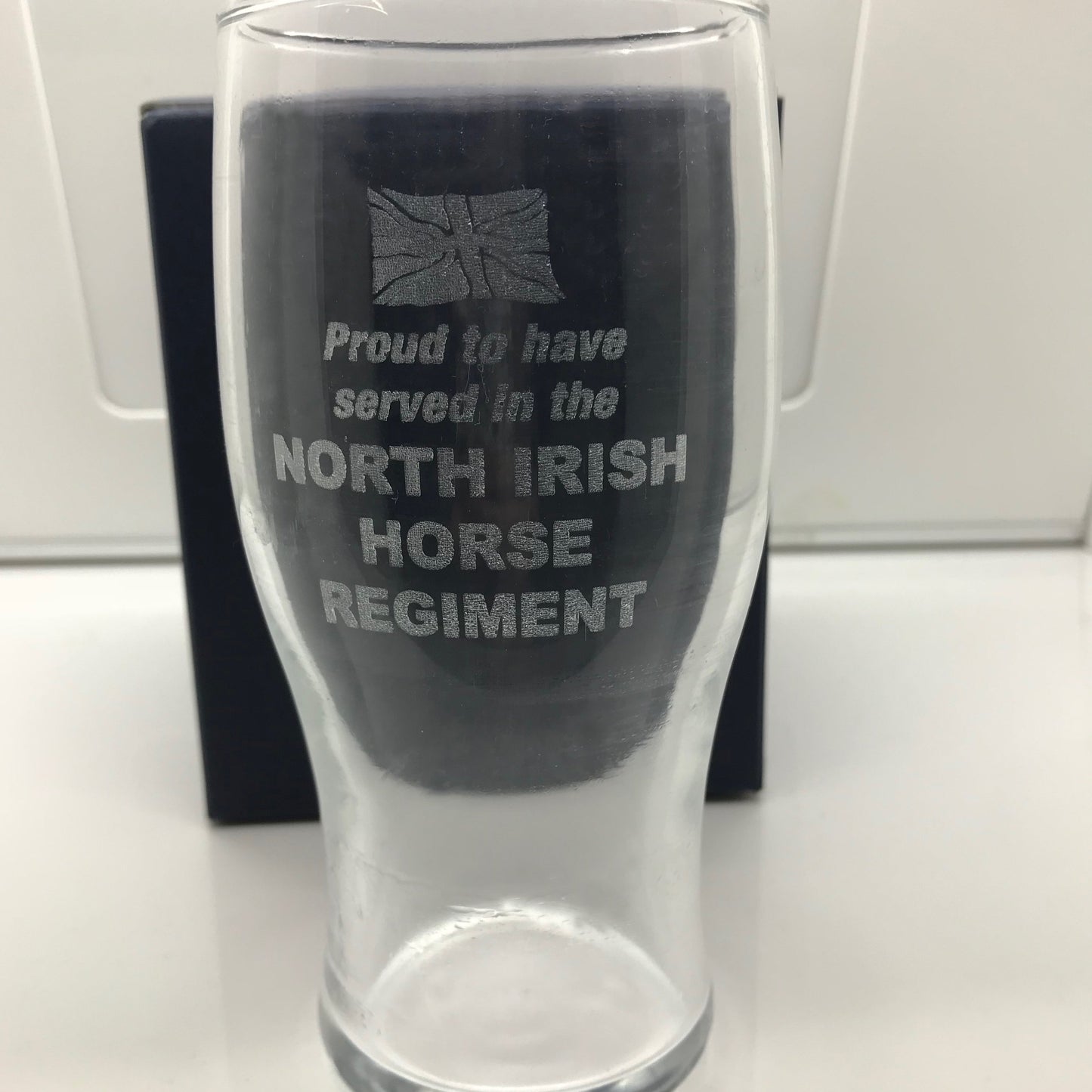 North Irish Horse Regiment Beer Glass