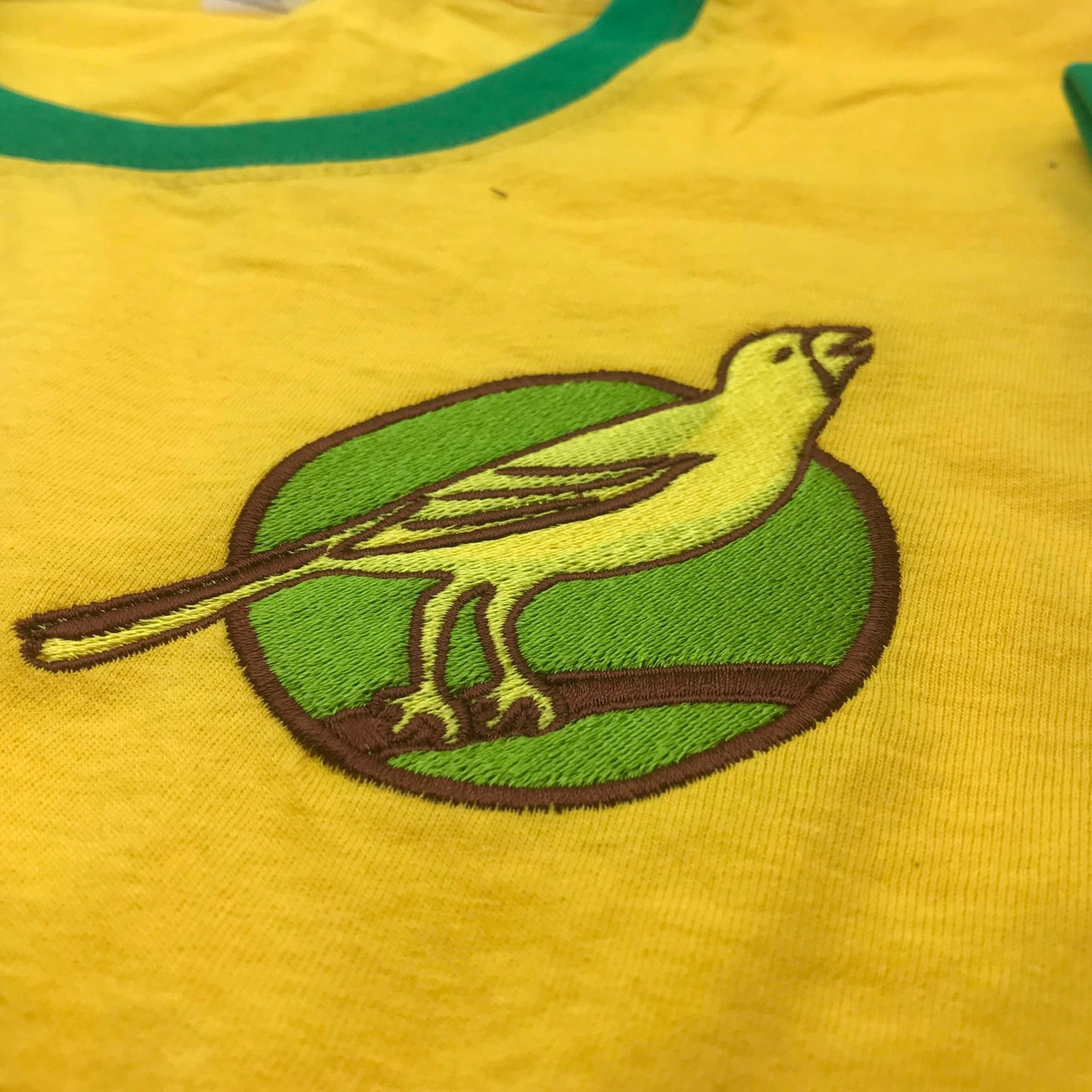 Retro Norwich City Football Shirt