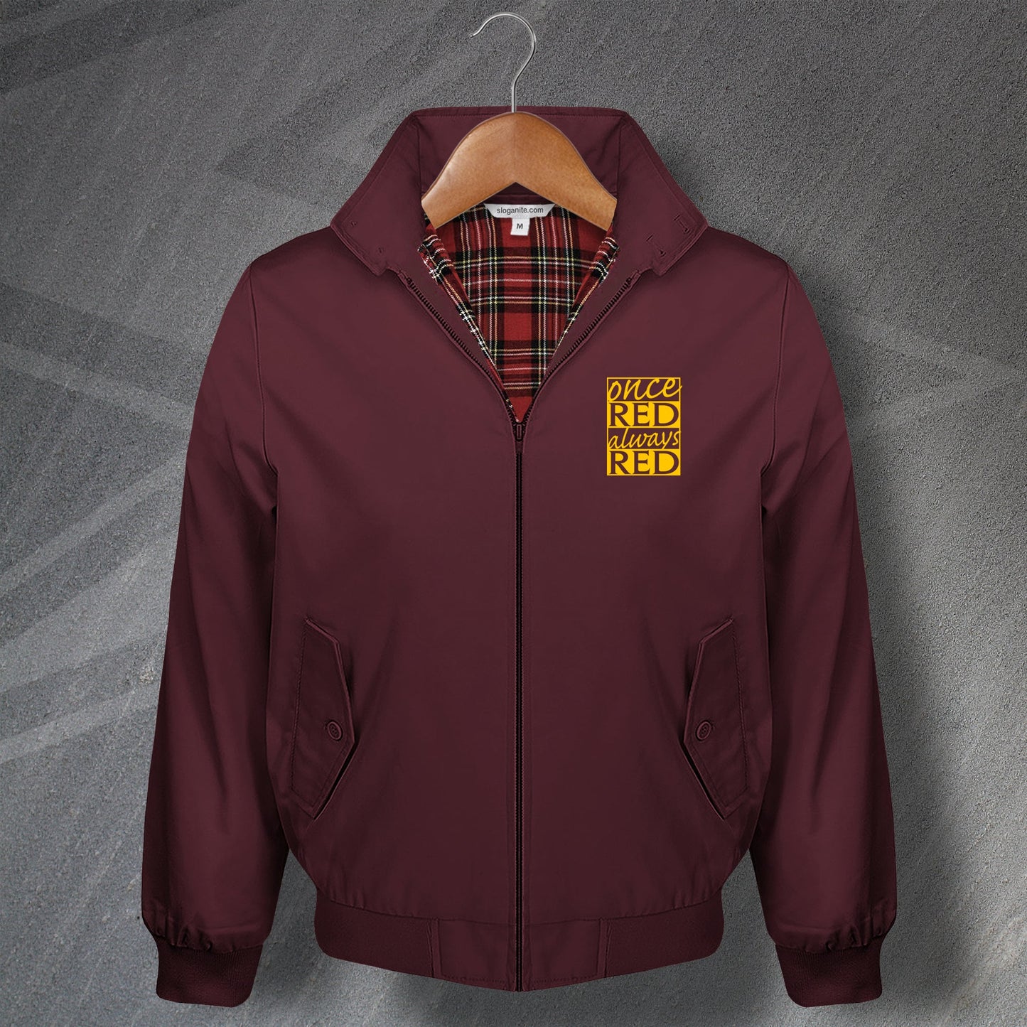 Once Red Always Red Harrington Jacket