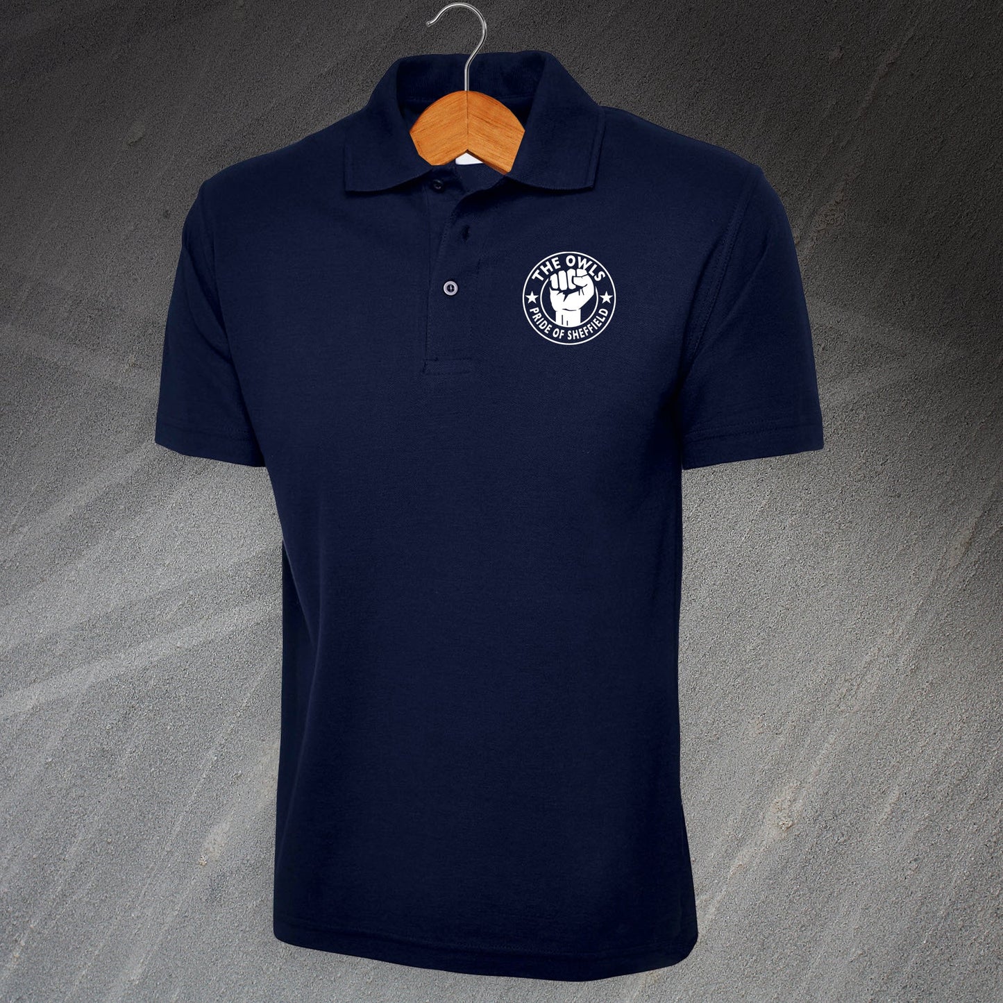 The Owls Pride of The Sheffield Embroidered Polo Shirt