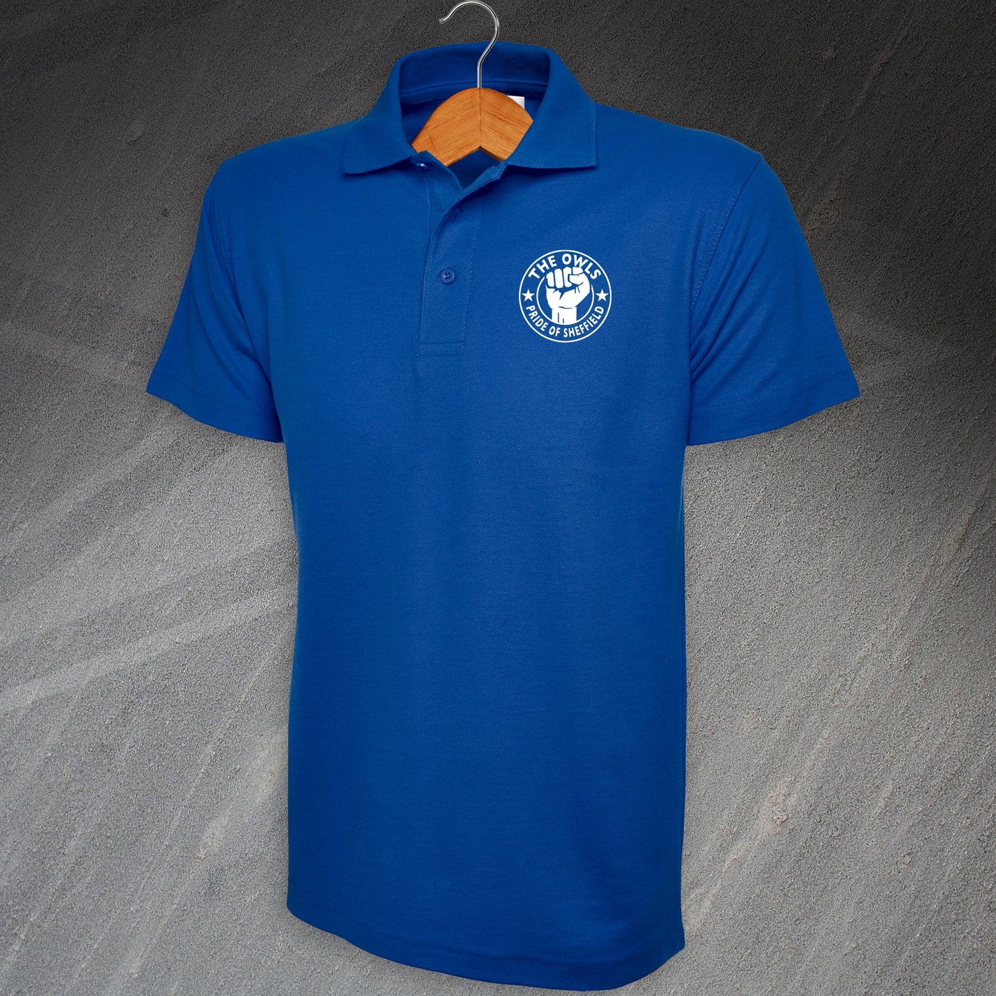 The Owls Pride of The Sheffield Embroidered Polo Shirt