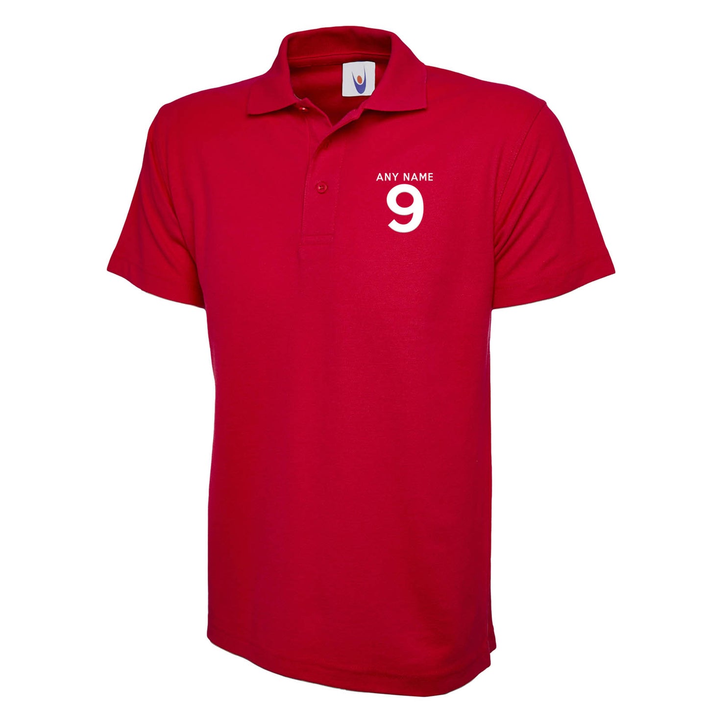 Personalised Polo Shirt Embroidered with any Name & Number