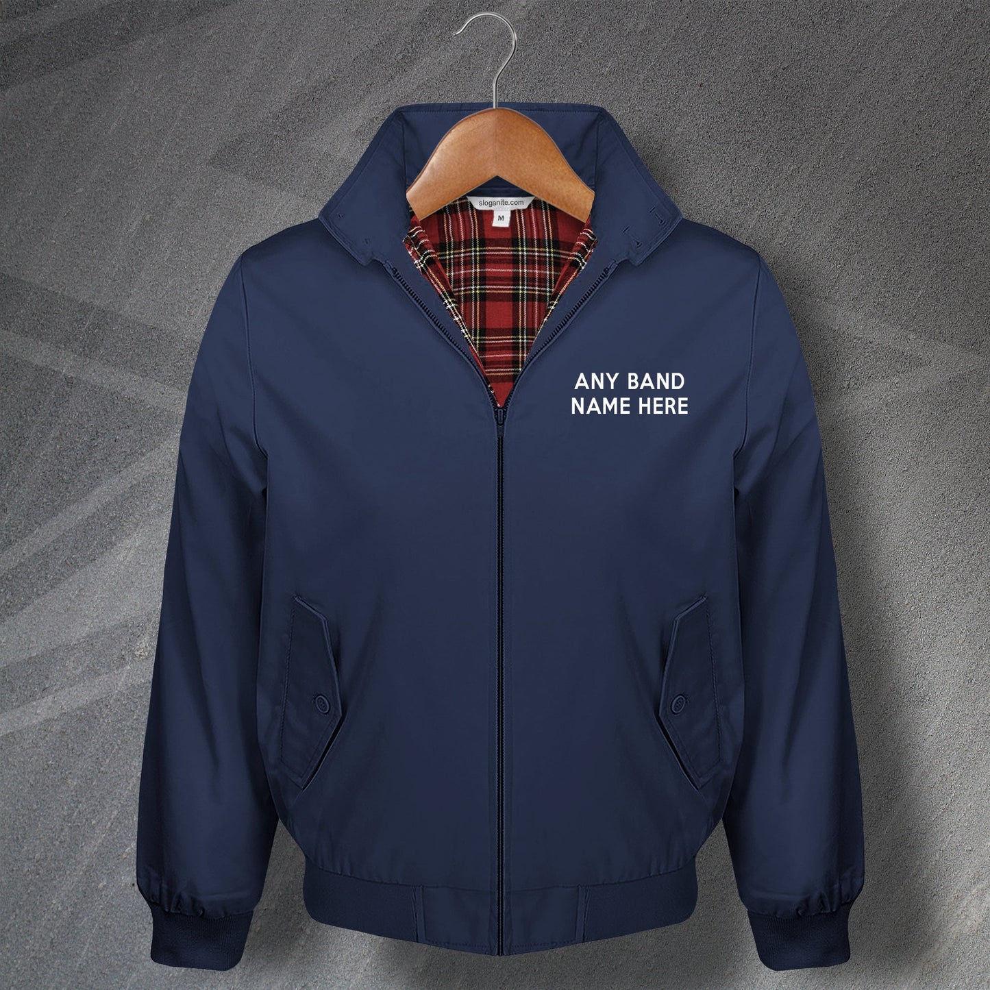 Harrington Jacket Embroidered with any Band Name