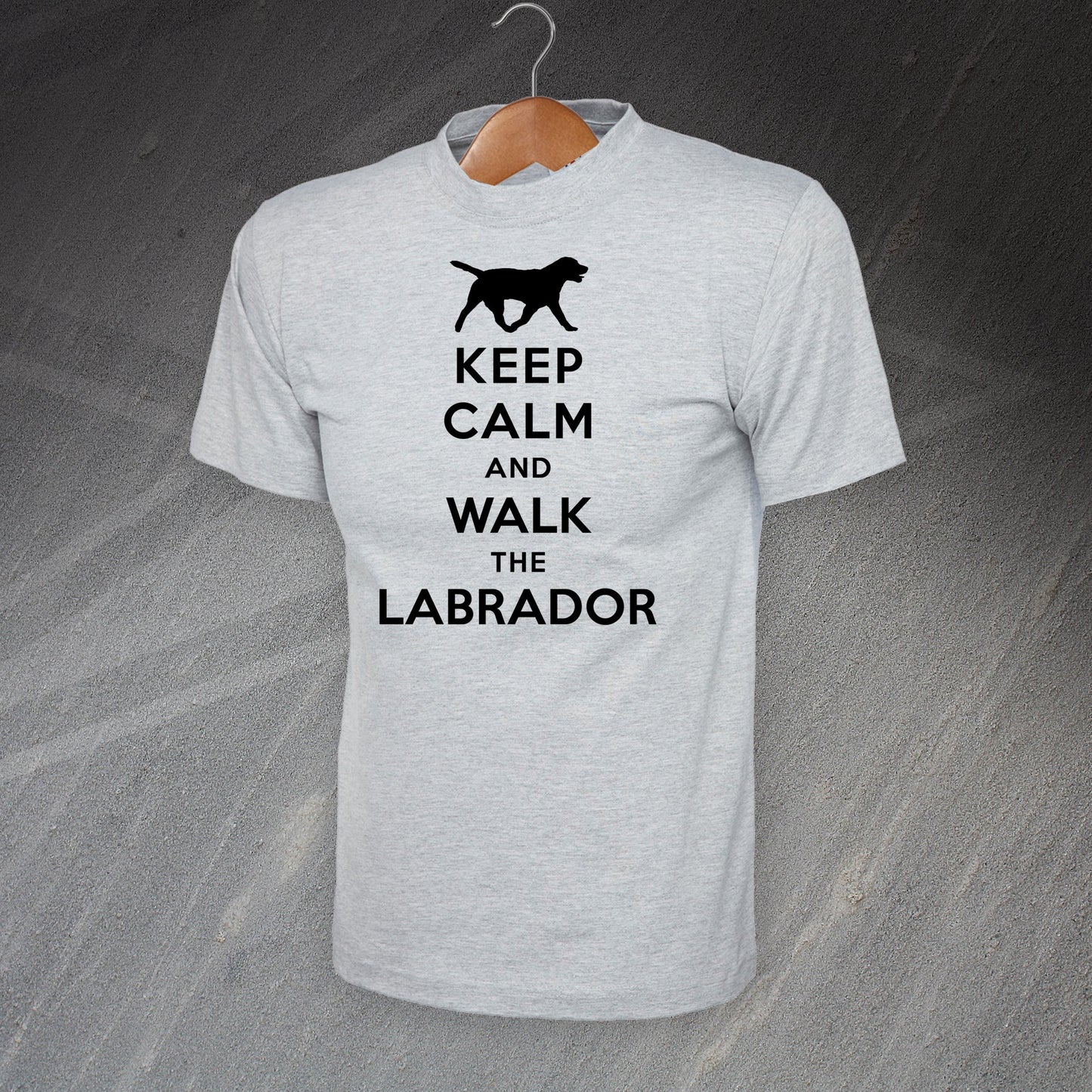 Personalised Keep Calm and Walk The Dog T-Shirt