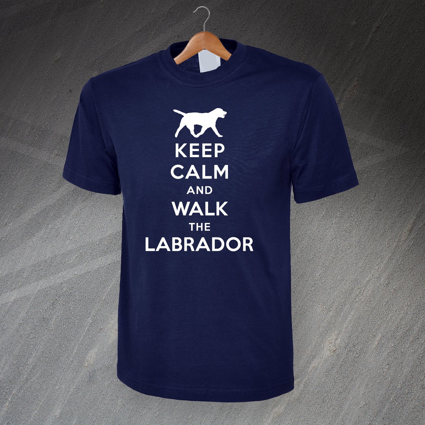 Personalised Keep Calm and Walk The Dog T-Shirt