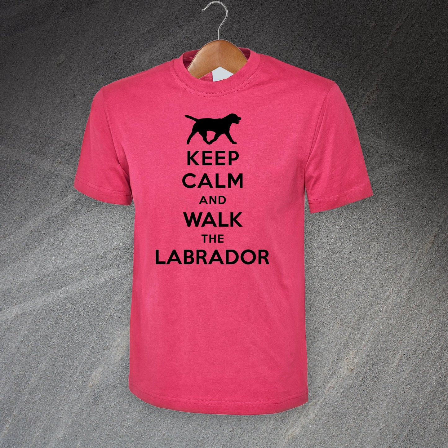 Personalised Keep Calm and Walk The Dog T-Shirt