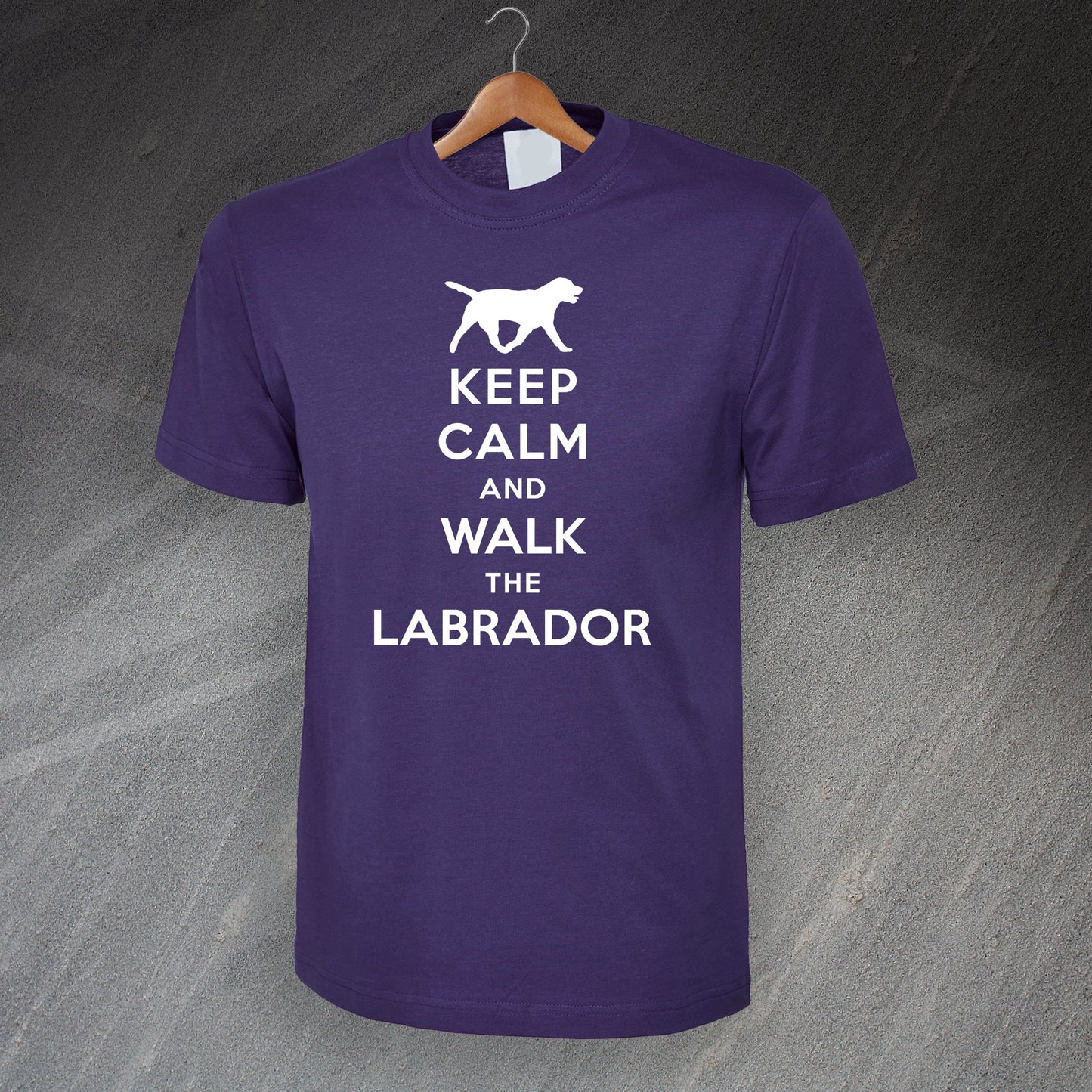 Personalised Keep Calm and Walk The Dog T-Shirt