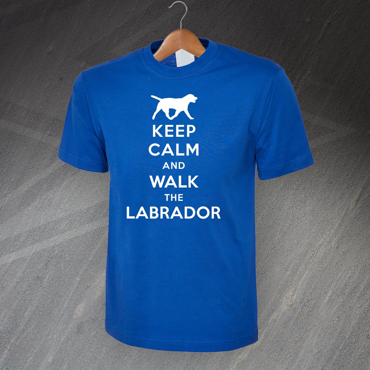 Personalised Keep Calm and Walk The Dog T-Shirt