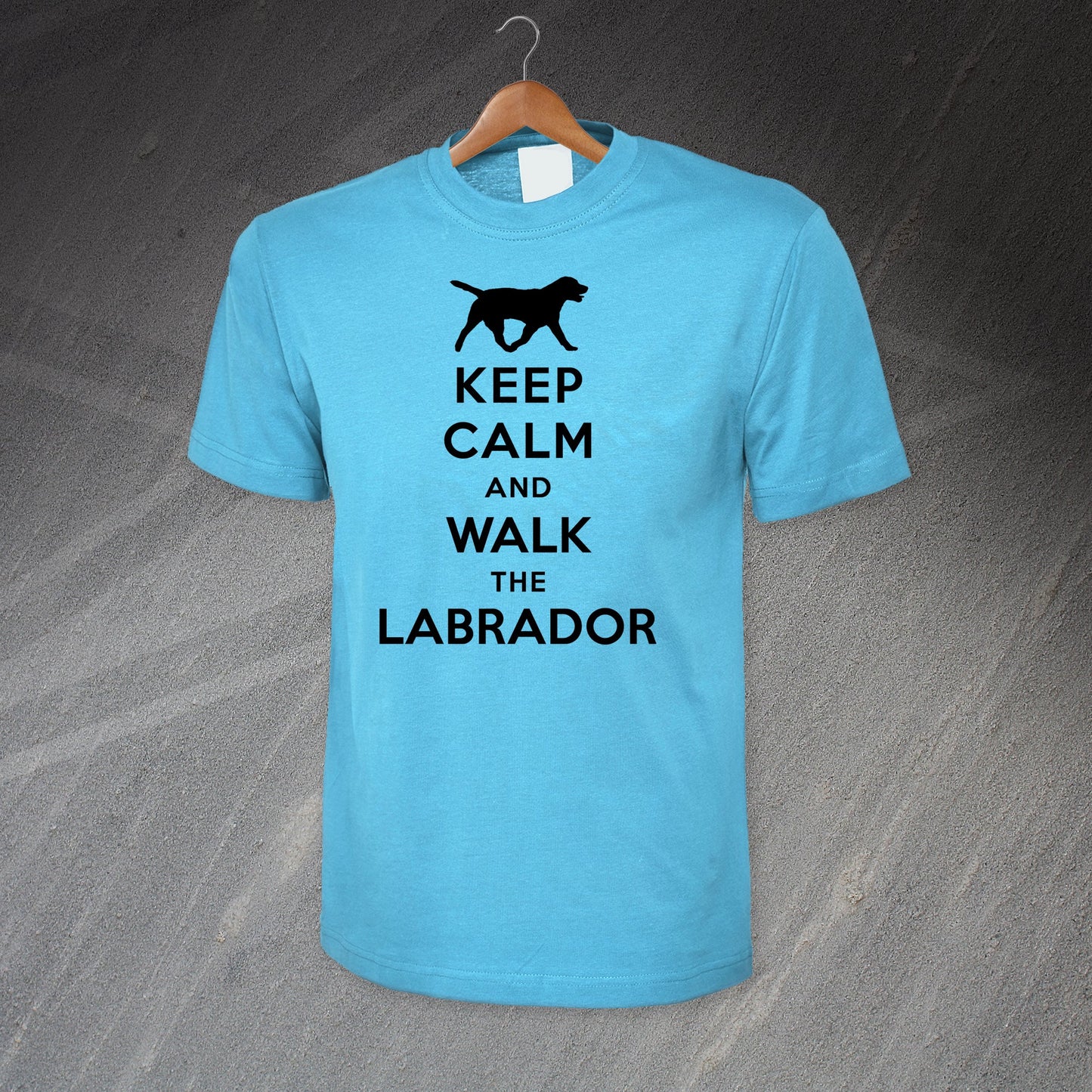 Personalised Keep Calm and Walk The Dog T-Shirt