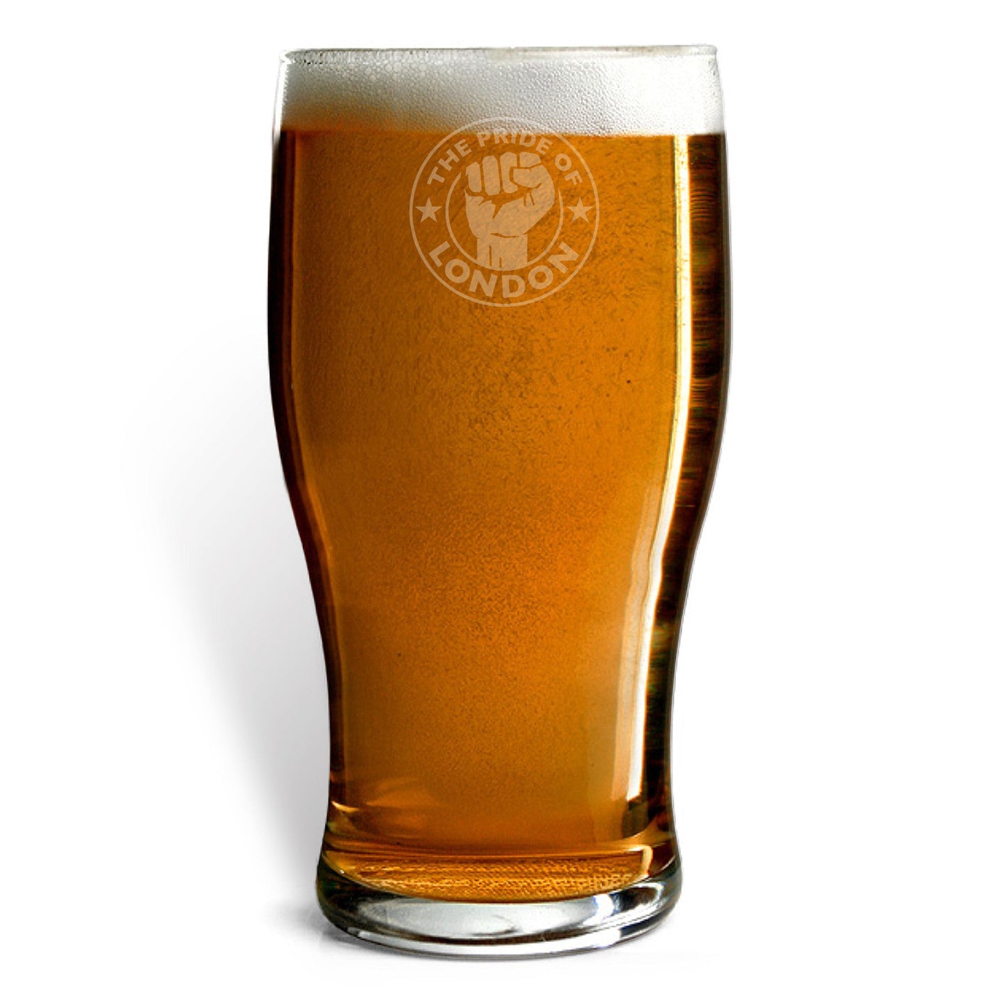 The Pride of London Beer Glass