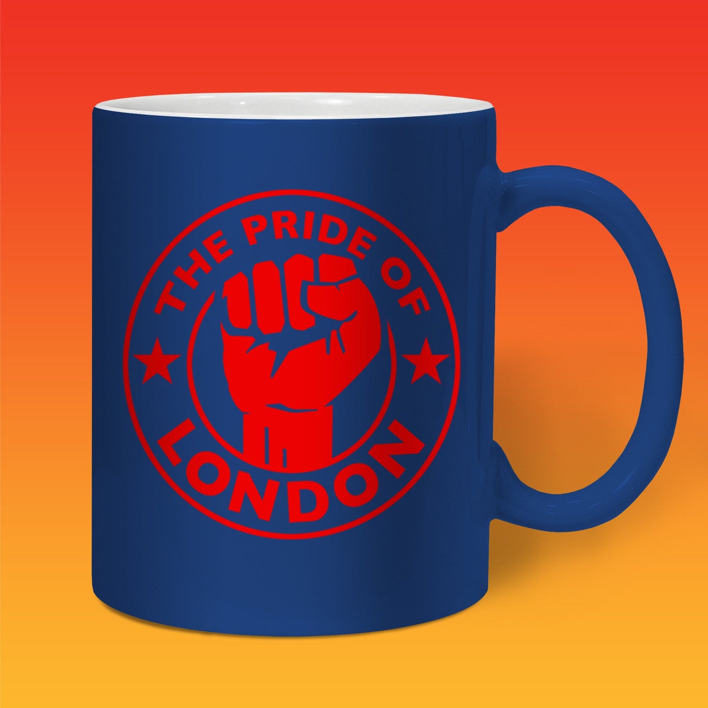 The Pride of London Mug Navy Red