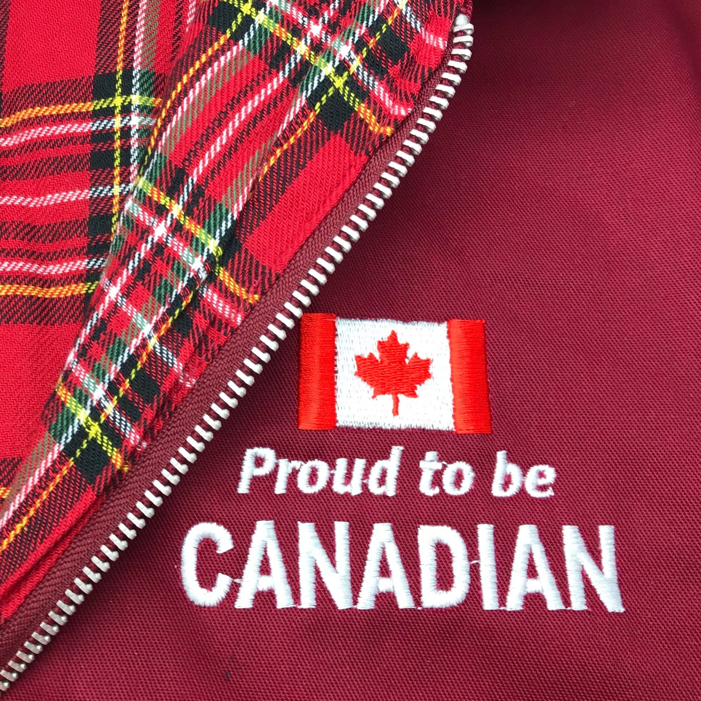 Proud to Be Canadian Harrington Jacket